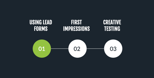 Using Lead Forms Banner