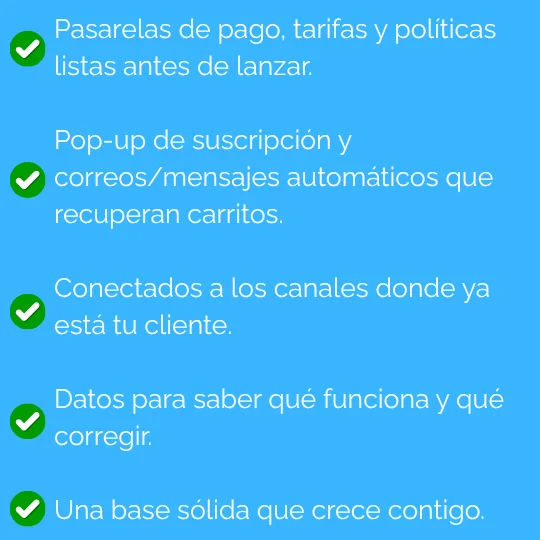 Cómo funciona una tienda bien preparada