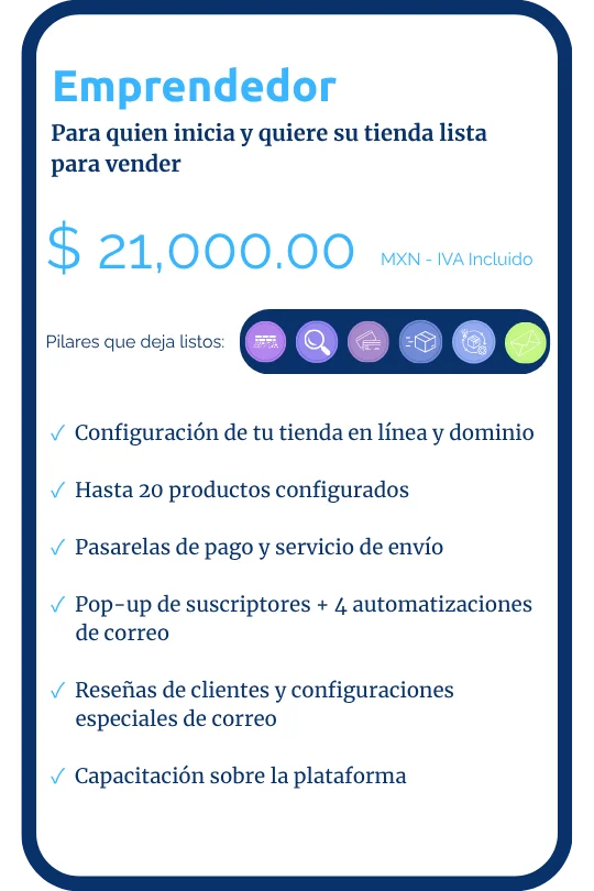 Paquete Emprendedor