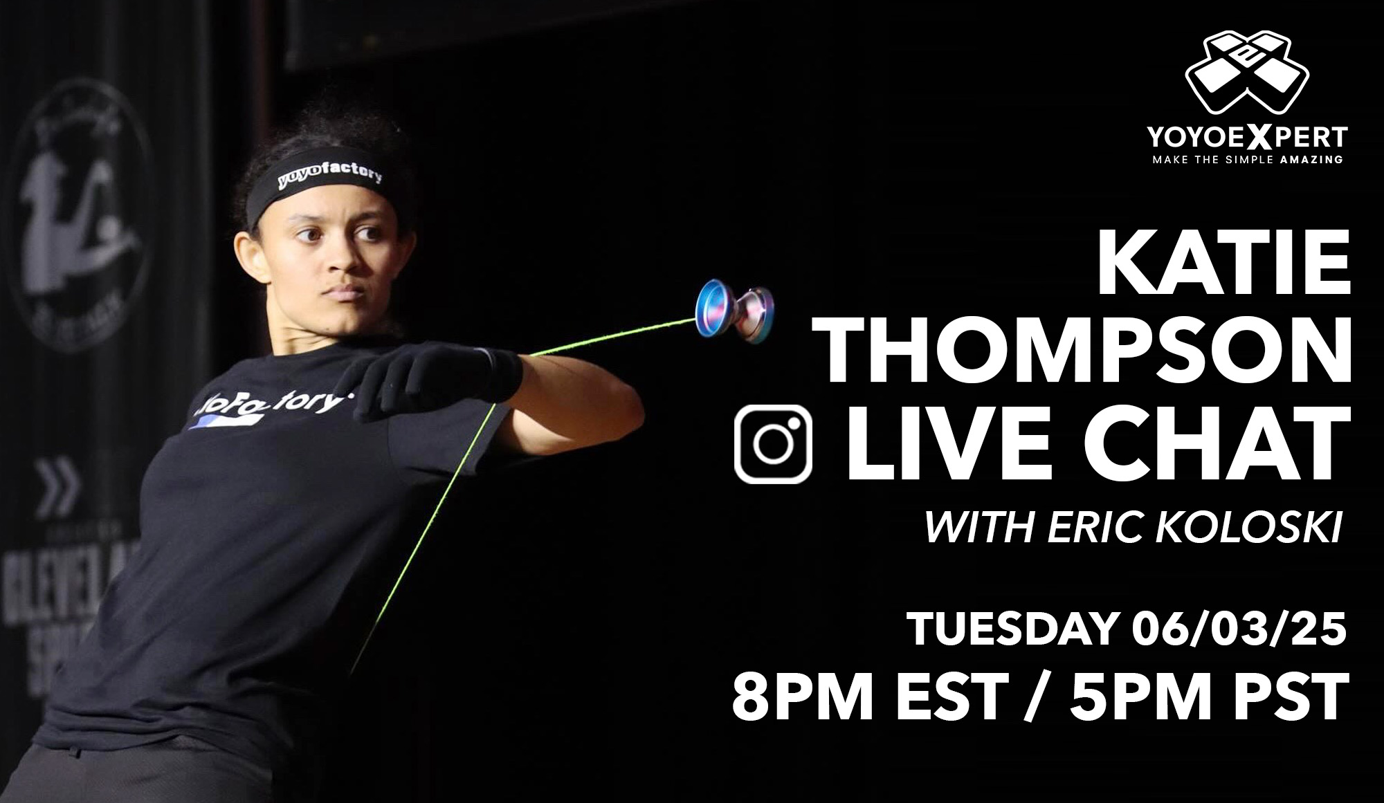 LIVE CHAT W/ KATIE THOMPSON!