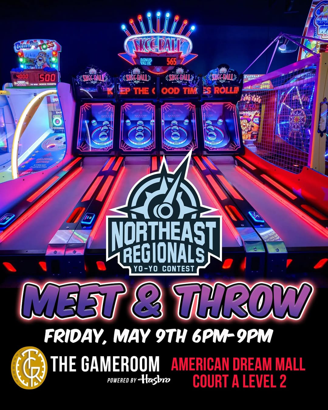 Meet and Throw at the Gameroom!
