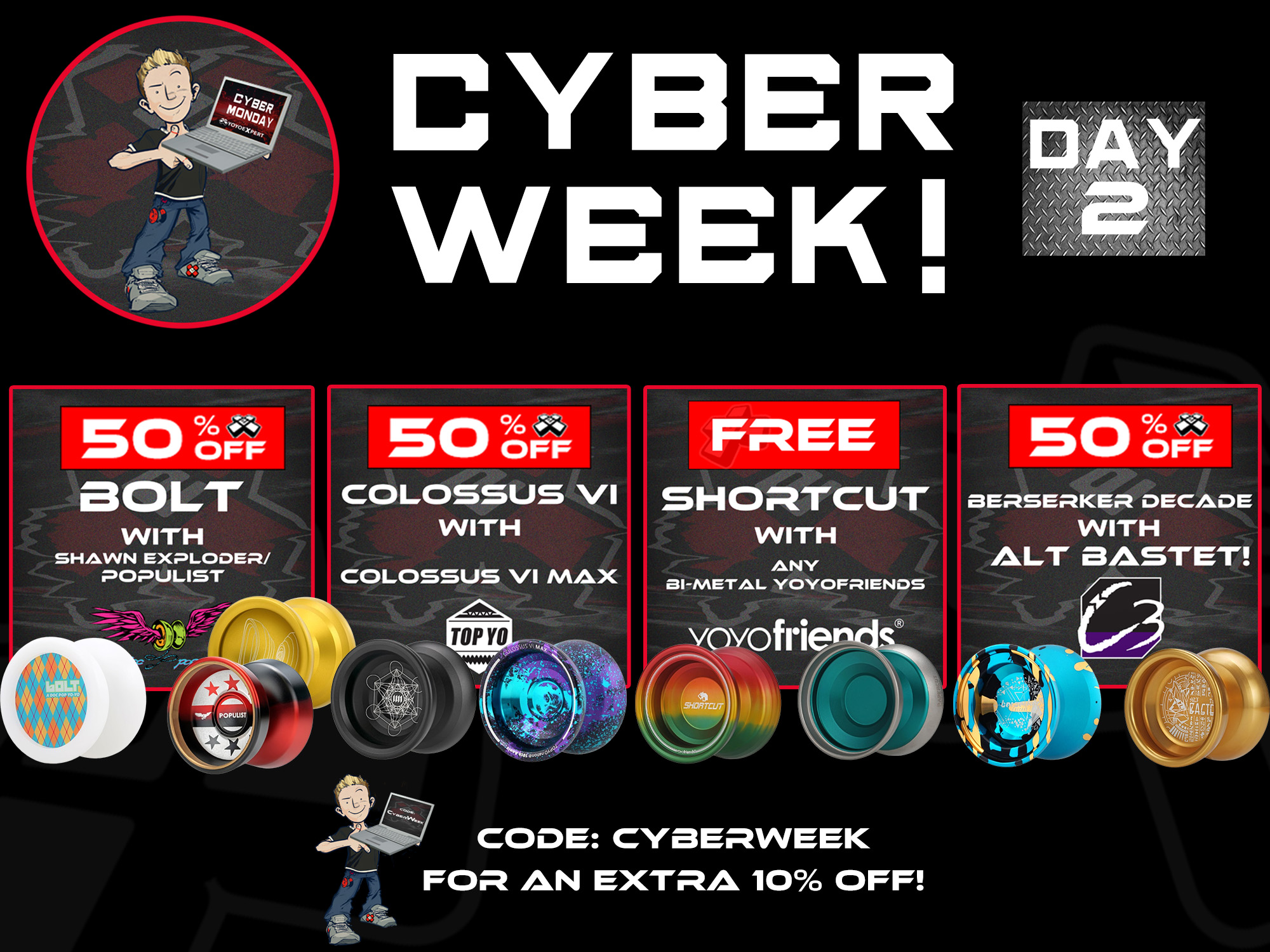 Cyber Week at YoYoExpert