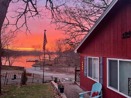 Fort Alexander Sunset (Our home in Warsaw, MO)