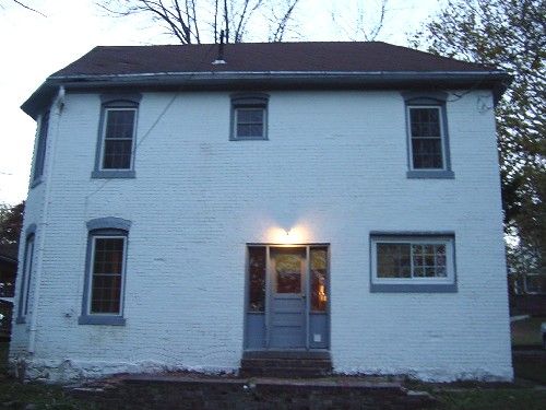 Back of the Sallie House in Atchison, Kansas during our visit around 2005. Photo by Kathy Alexander.