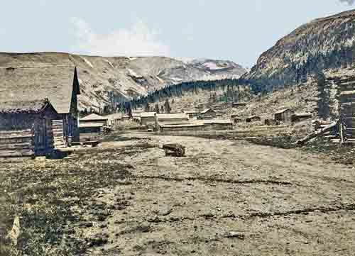 Buckskin Joe mining camp, taken in 1864
