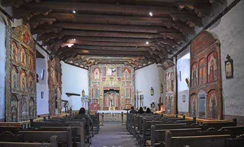 El Santuario Shrine Church Interior, photo by Kathy Alexander