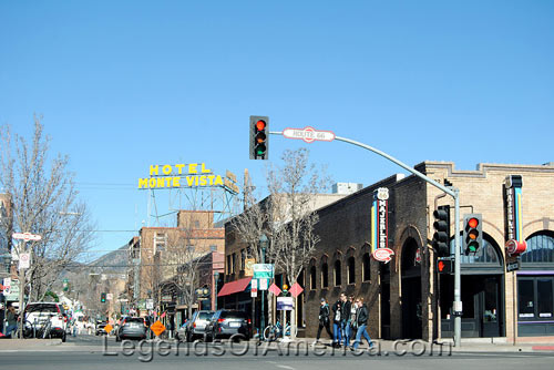 Downtown Flagstaff, AZ. Photo by Kathy Alexander.