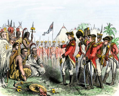The Cherokee and the British.