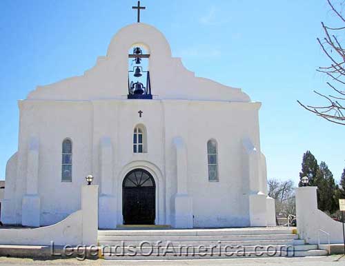 San Elizario, TX – Presidio Chapel of San Elizario, Texas. Photo by Kathy Alexander.