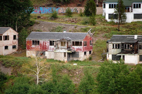 Buildings still remain in Gilman, Colorado, during our visit in 2017. Photo by Dave Alexander.
