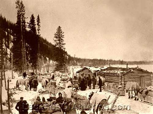 Trading post late 1800s Yukon