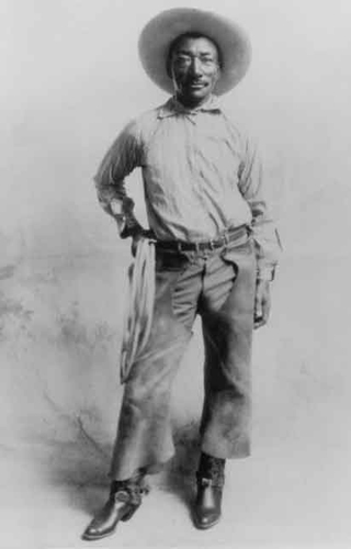 Bill Picket, circa 1902. Photo from the North Fort Worth Historical Society.
