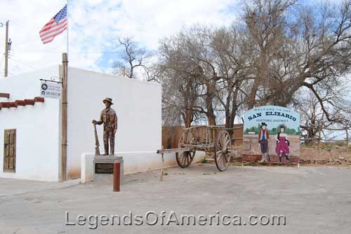 Historic District in San Elizario, Texas. Photo by Kathy Weiser-Alexander.