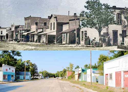Wilsey Kansas Then & Now
