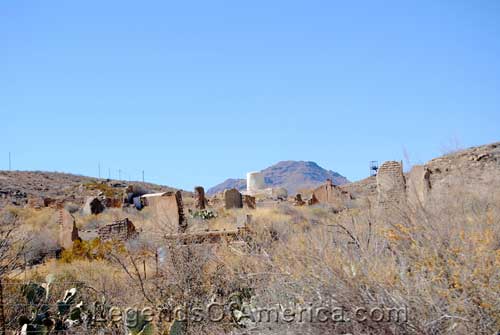 Shafter, Texas Mining Ruins by Kathy Alexander.