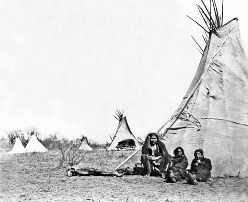 Comanche Camp, by William S. Soule, 1873. 