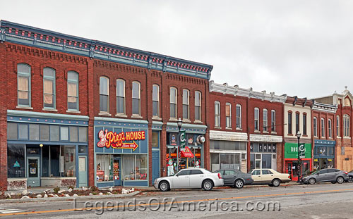 Buildings on Commercial Street, or “C Street,” as many locals call it, in Springfield, MO. Photo by Carol Highsmith