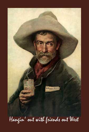 old west postcards