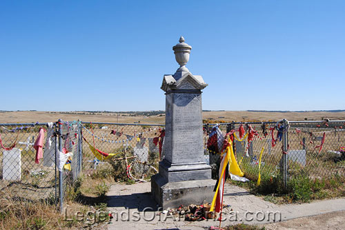 Wounded Knee Monument, photo by Kathy Alexander, 2011.