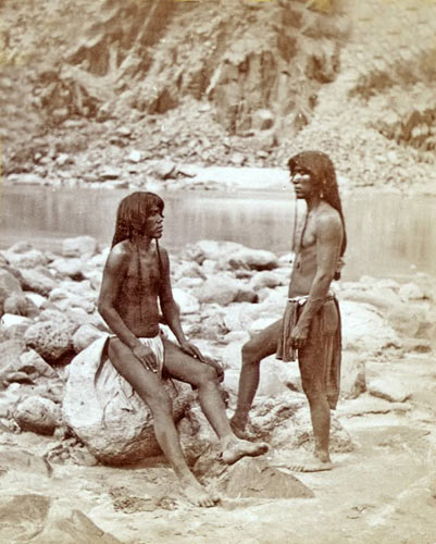 Mojave Indians, 1871. Photo by Timothy H. O'Sullivan.