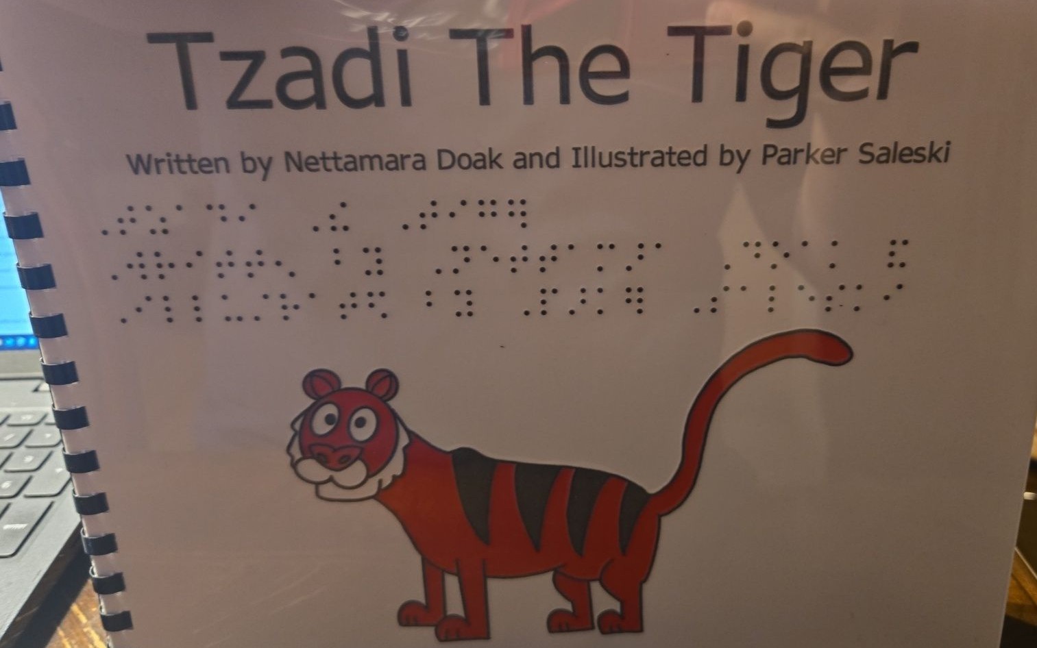 Tzadi the tiger cover of book