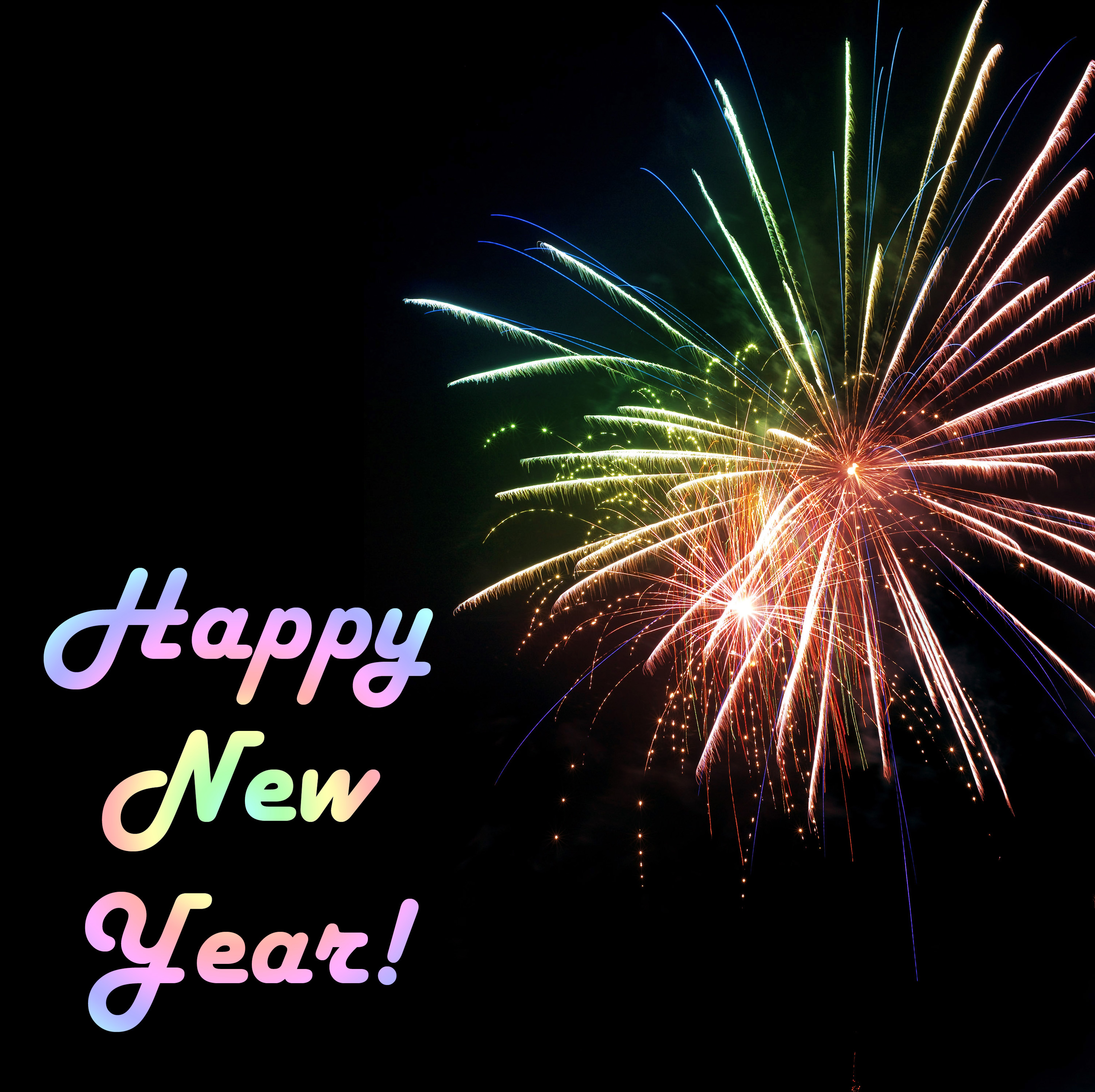 Happy New Year Fireworks