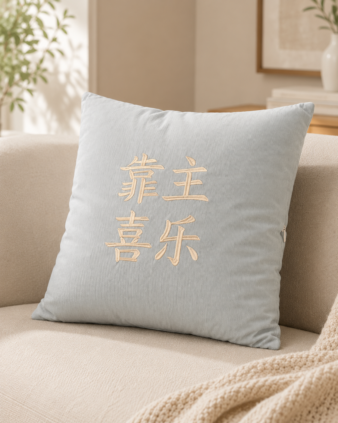靠枕细节