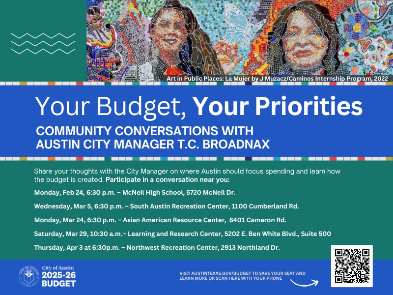 Budget Town Hall with the City Manager