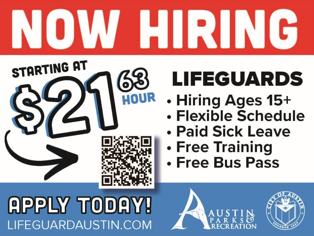 Now Hiring Lifeguards