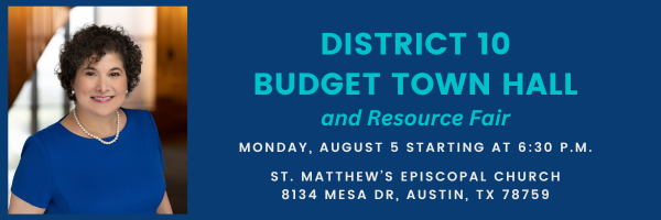 district 10 budget town hall