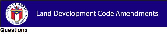 q&a portal for land development code