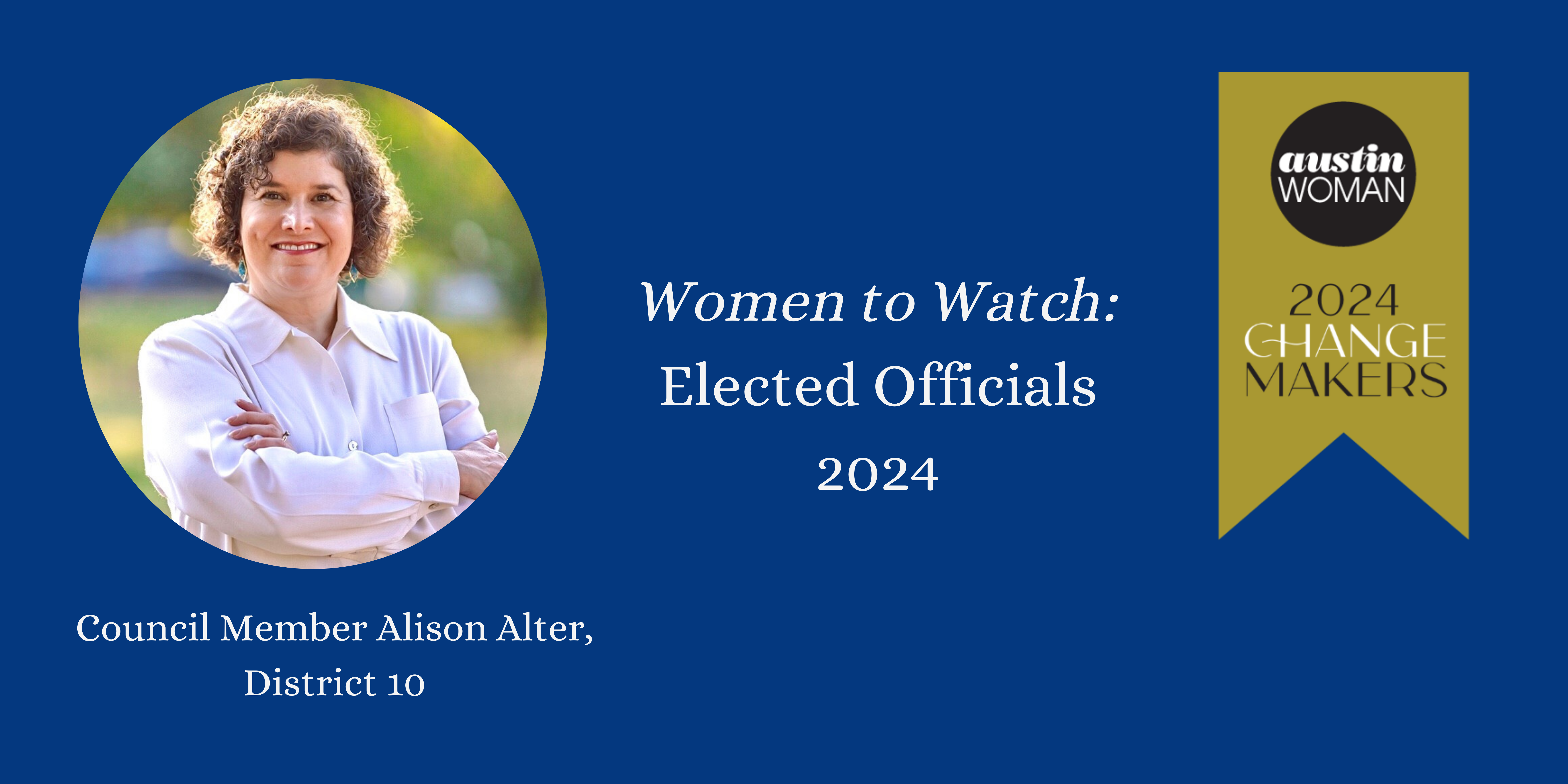women to watch: elected officials banner