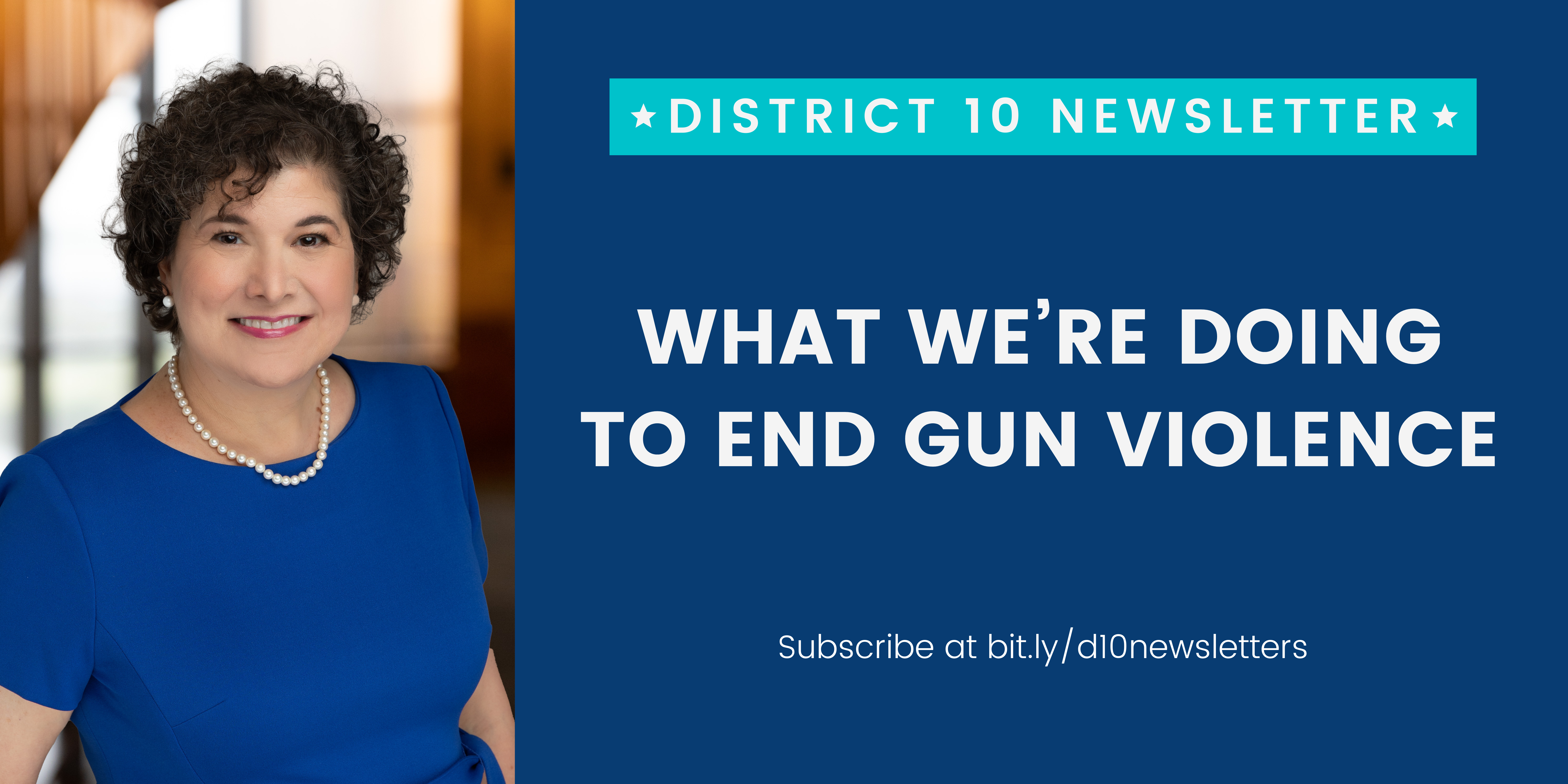 District 10 Newsletter: What We're Doing to End Gun Violence