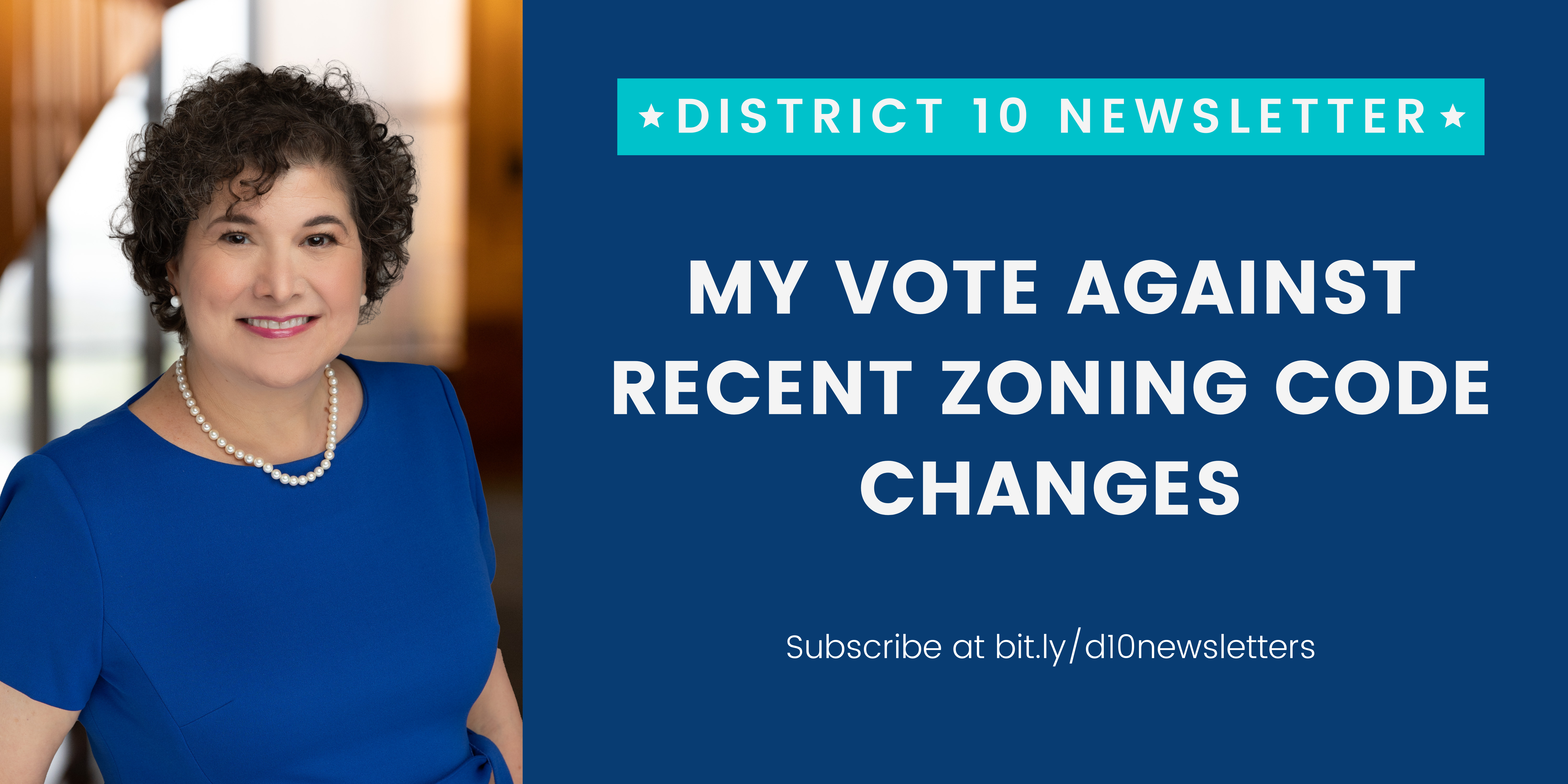 My Vote Against Recent Zoning Code Changes