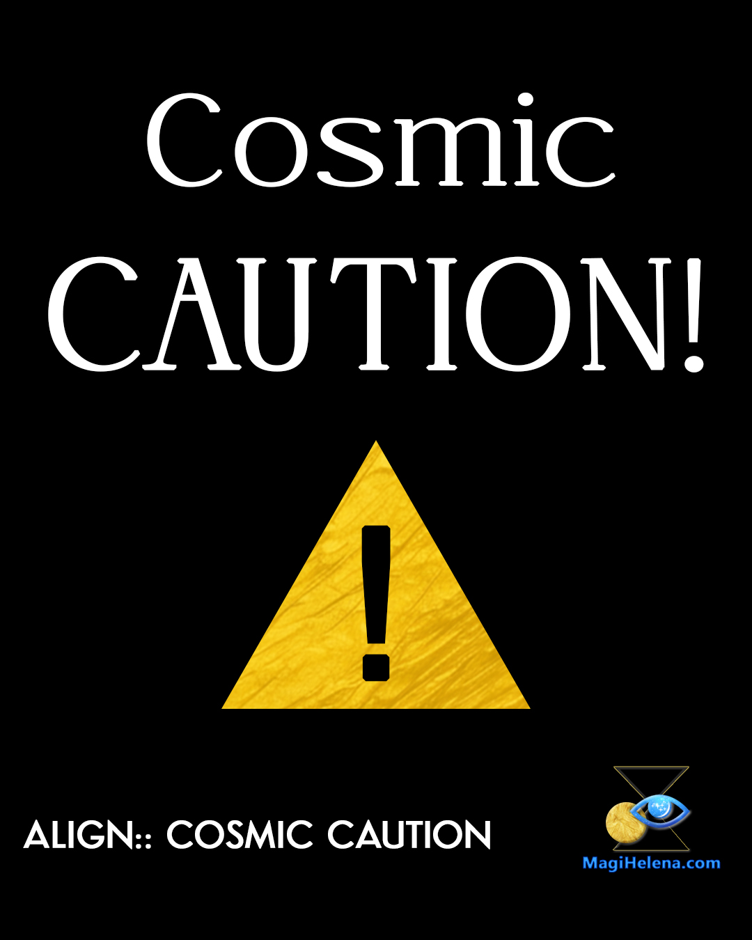 Eye in sky with warning icon