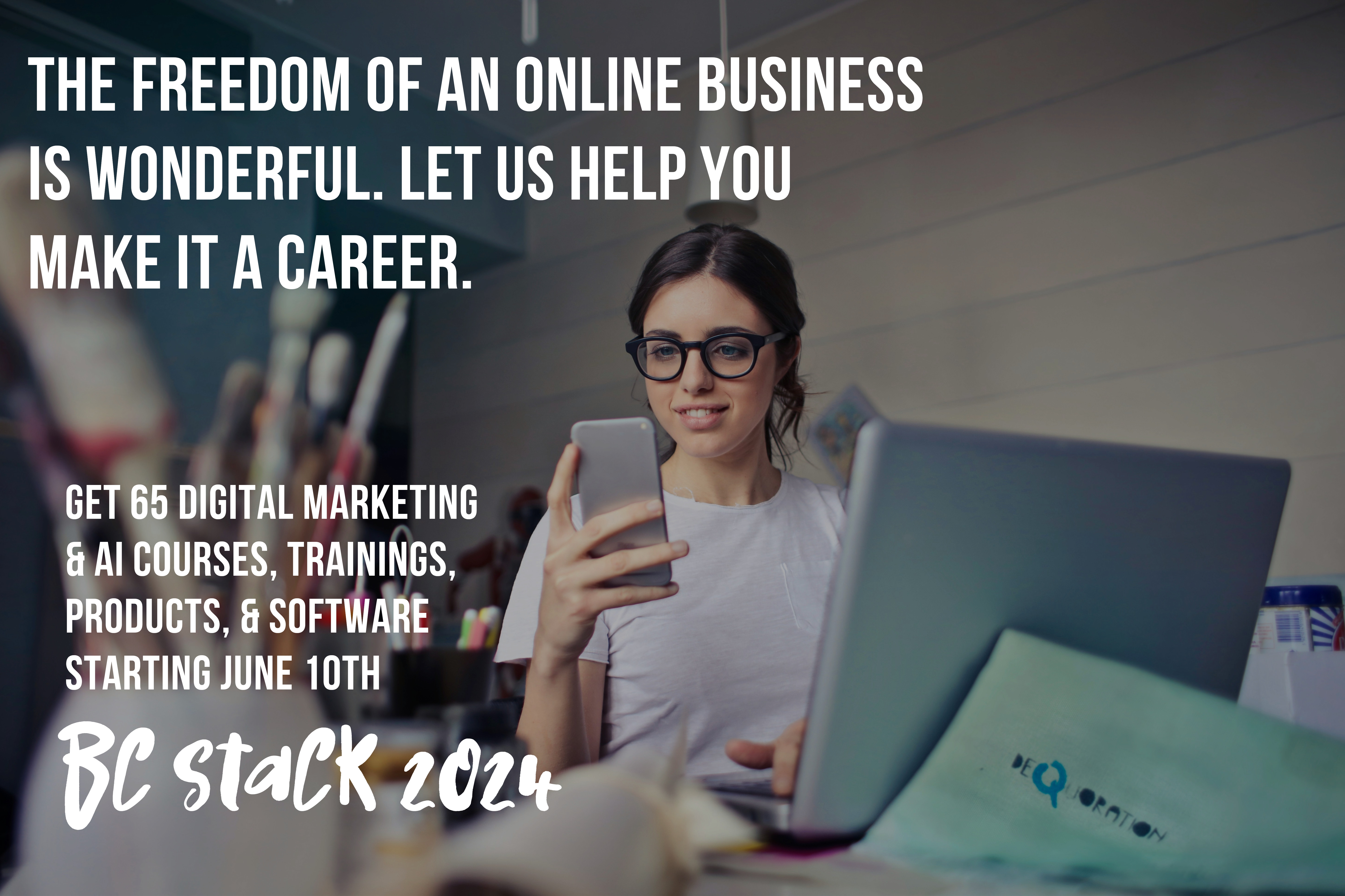 Freedom with online business witht BC Stack