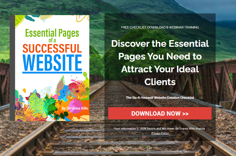 visual for essential pages of a successful website pdf dowmload 