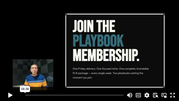 Niche Playbook PLR