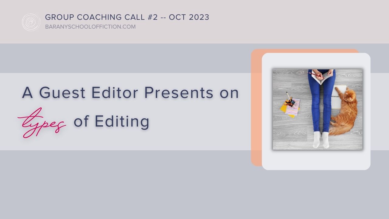 A Guest Editor Presents on types of editing