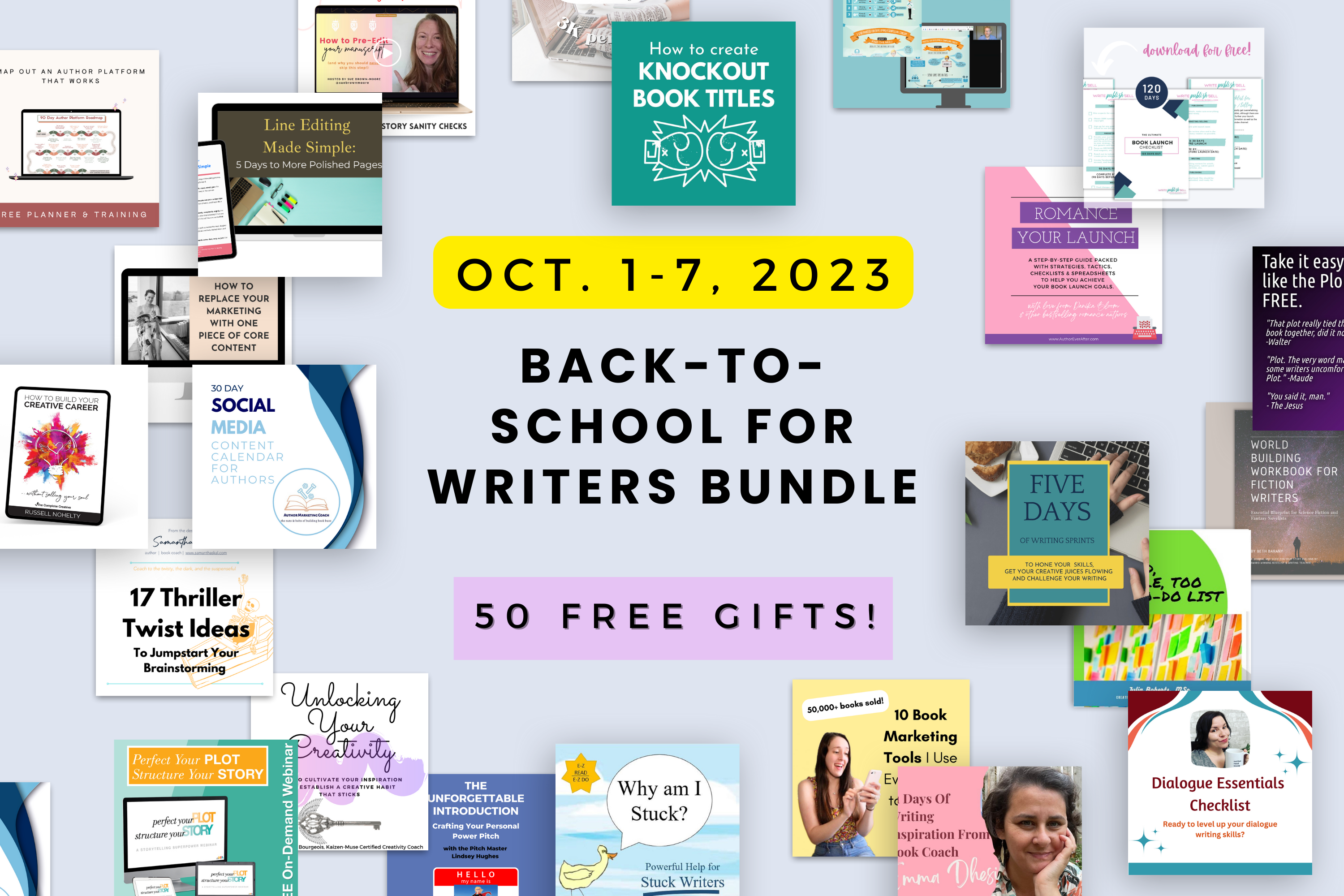 Back-To School for Writers Bundle