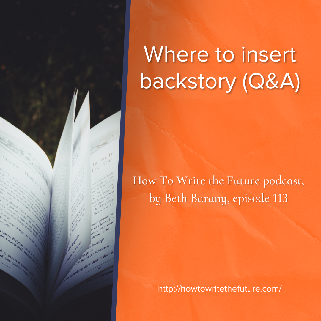 Where to insert backstory (Q&A)