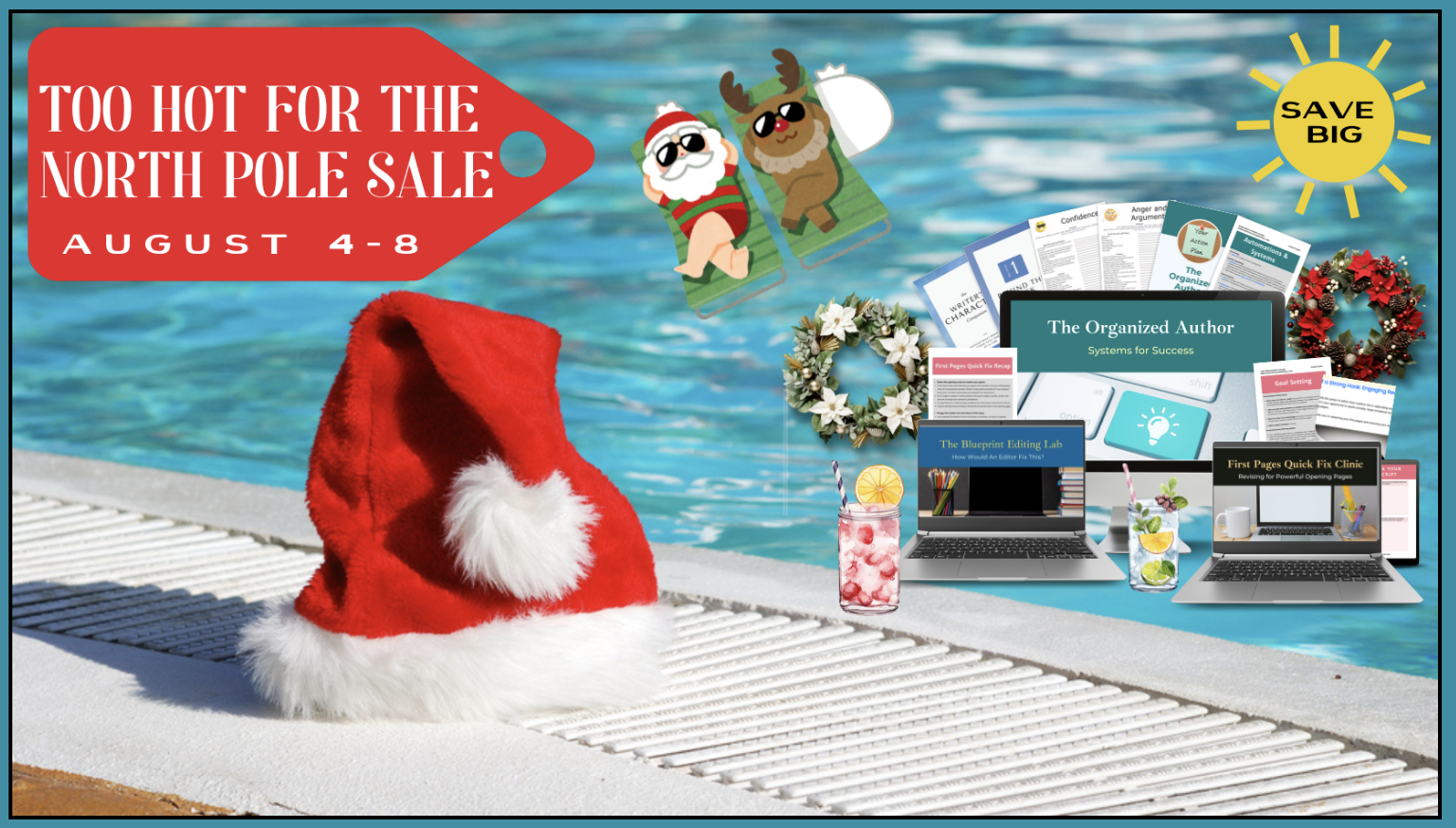 Too Hot For the North Pole sale Aug. 4-8 by Stacy Juba, course for writers