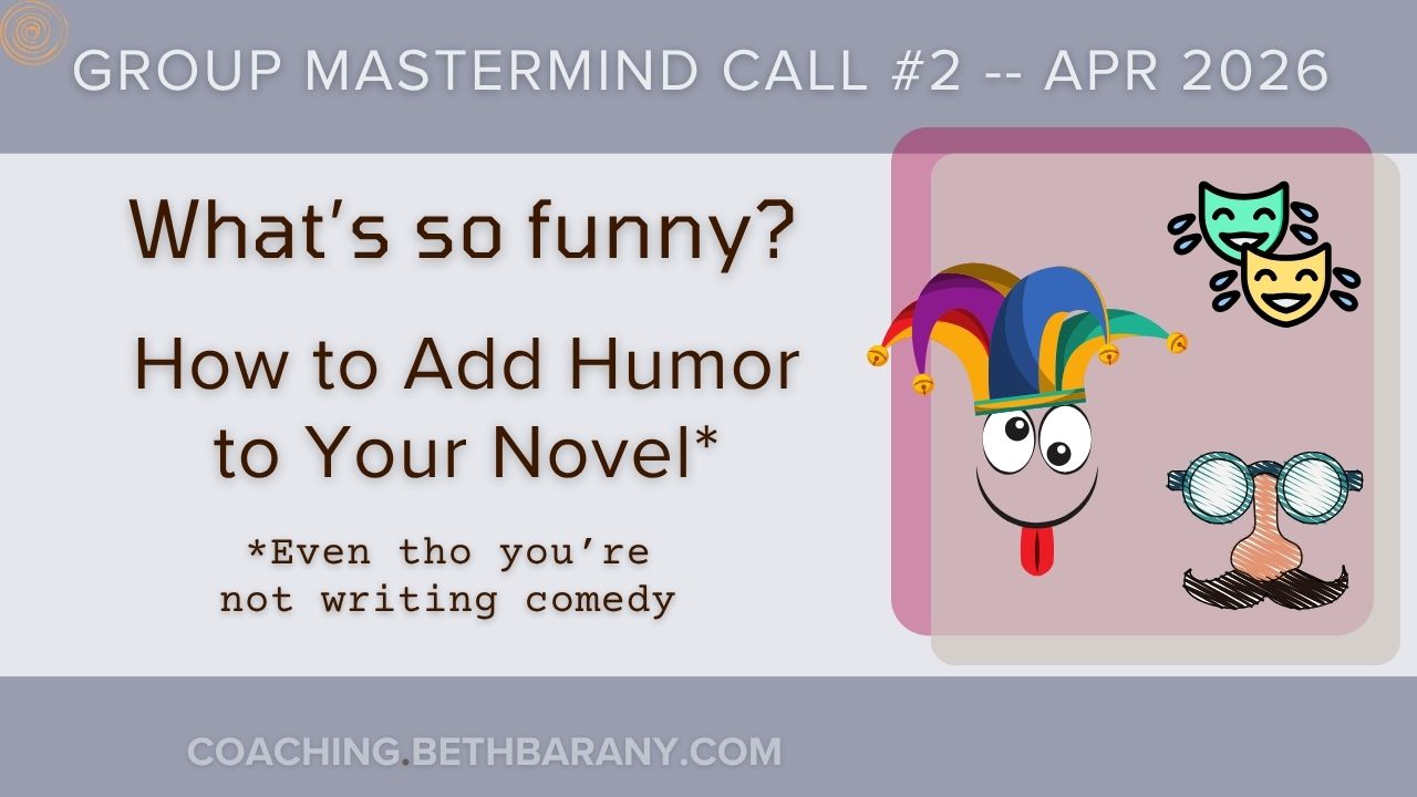 Ezra will present on how to add humor to your novel even though you're not writing comedy