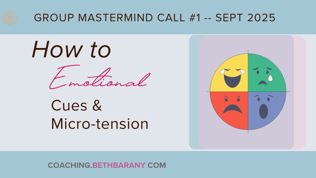 How to Emotional cues and micro--tension