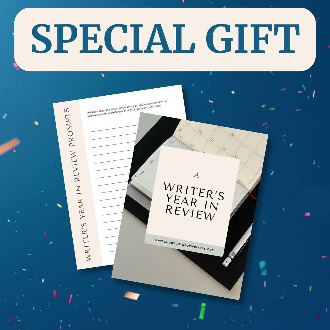 Special gift: A Writer's year in review, created by Stacy Juba