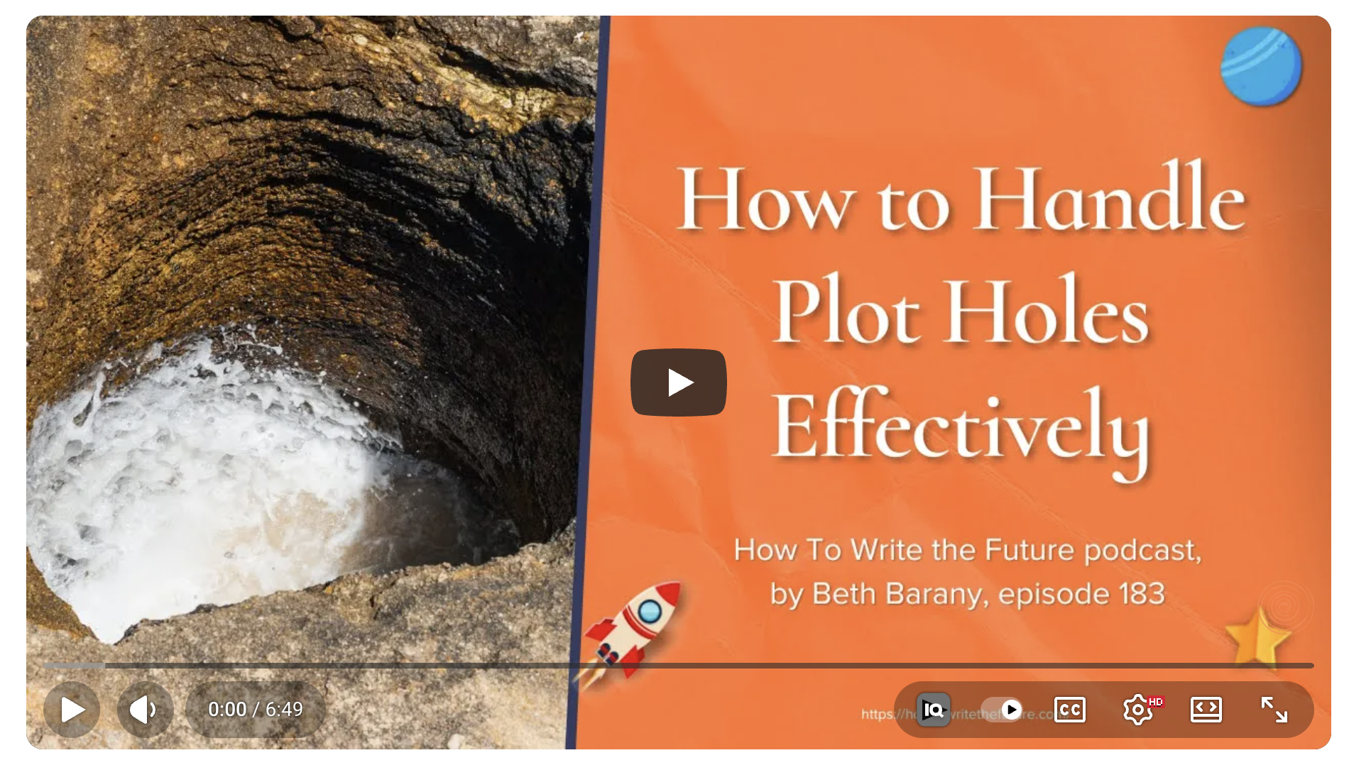 How to Handle Plot Holes Effectively, Ep. 183, on How To Write The Future podcast, by Beth Barany