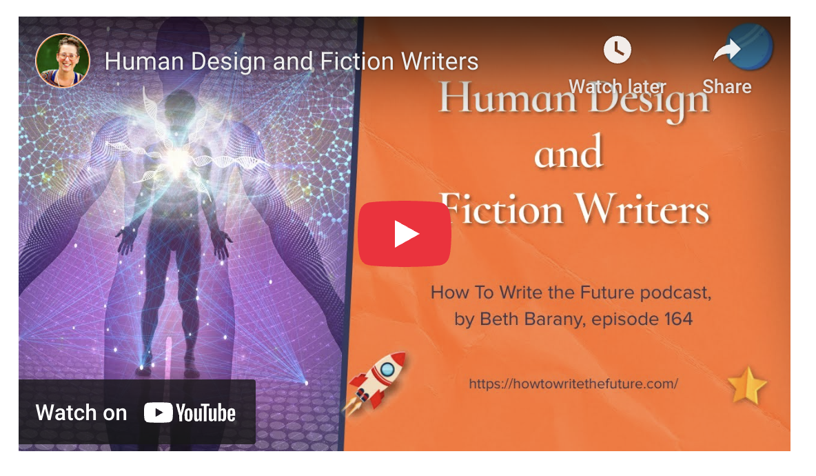  episode 164 Human Design and Fiction Writers 