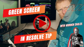 Green screen key in Resolve