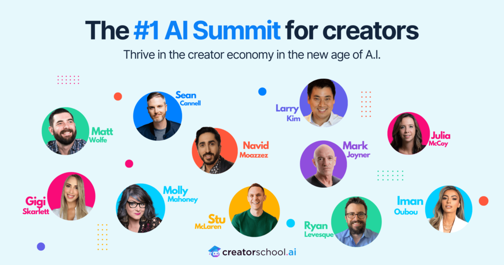 The #1 AI Summit for creators