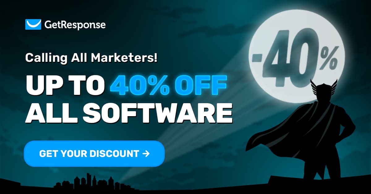 Calling all marketers! Up to 40% off all software.